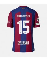 Barcelona Andreas Christensen #15 Domácí Dres 2023-24 Krátký Rukáv
